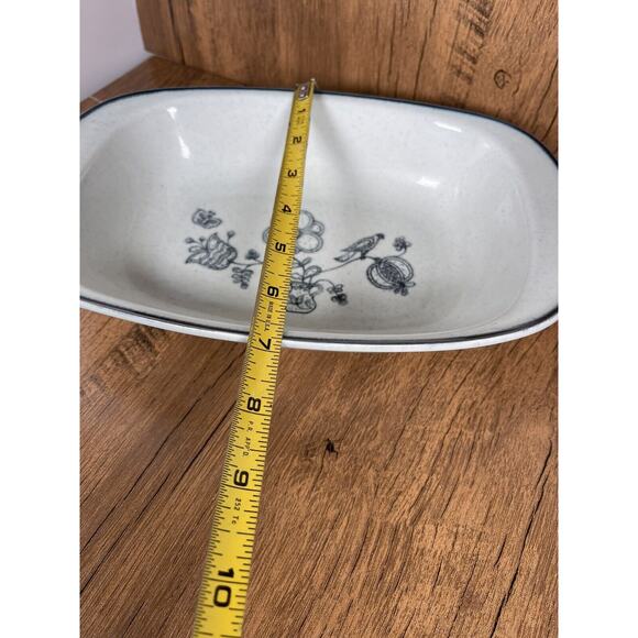 Versatone By Noritake Bristol Oval Serving Bowl Japan - Picture 4 of 5